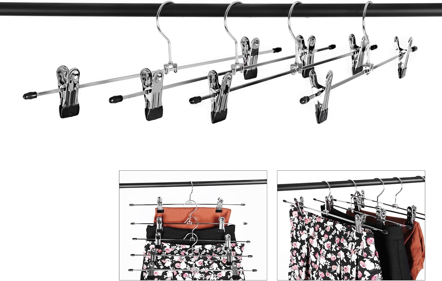 Buksebøjler i metal - Sæt 20 stk. - Tøjbøjer -