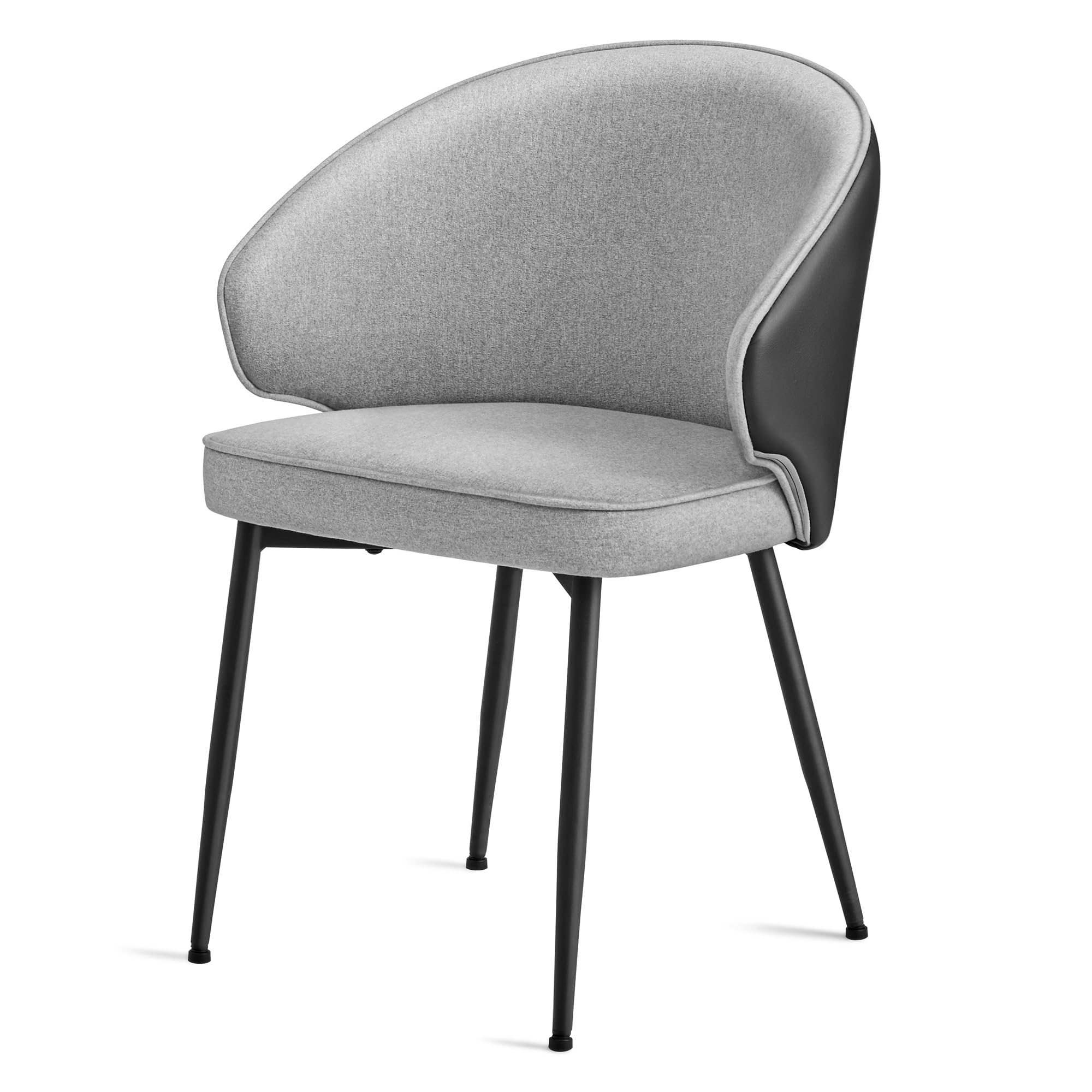 Moderne spisebordsstol i minimalistisk design - lysegrå - Spisebordsstole -