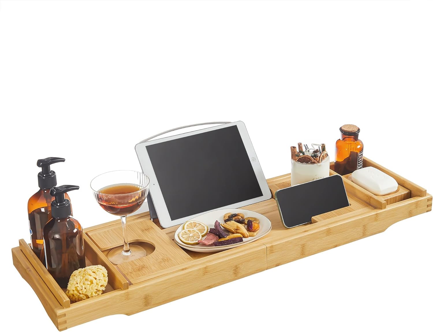 Bord til badekar - Bambus - Tilbehør til badeværelset -