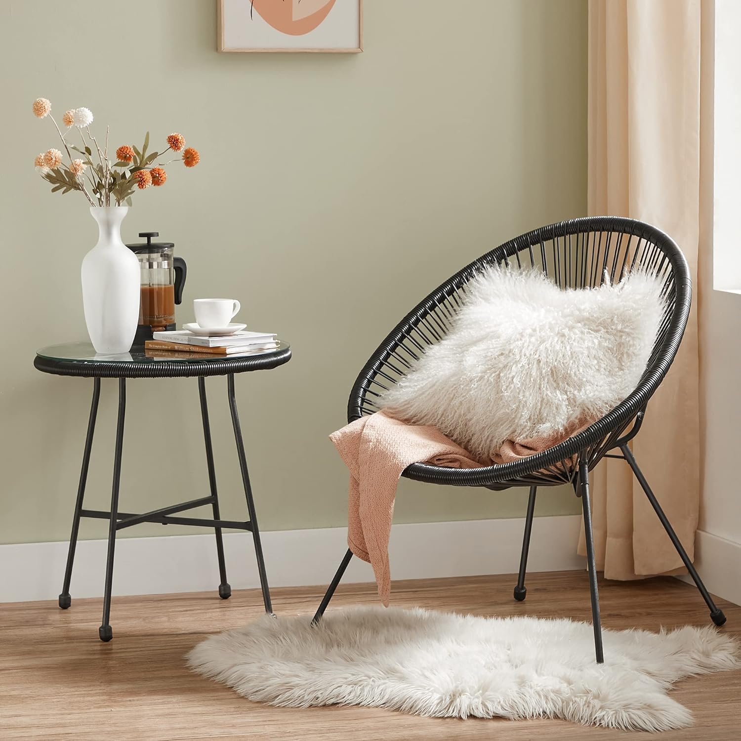 Elegant havemøbelsæt med bord i art deco stil - Havemøbler -