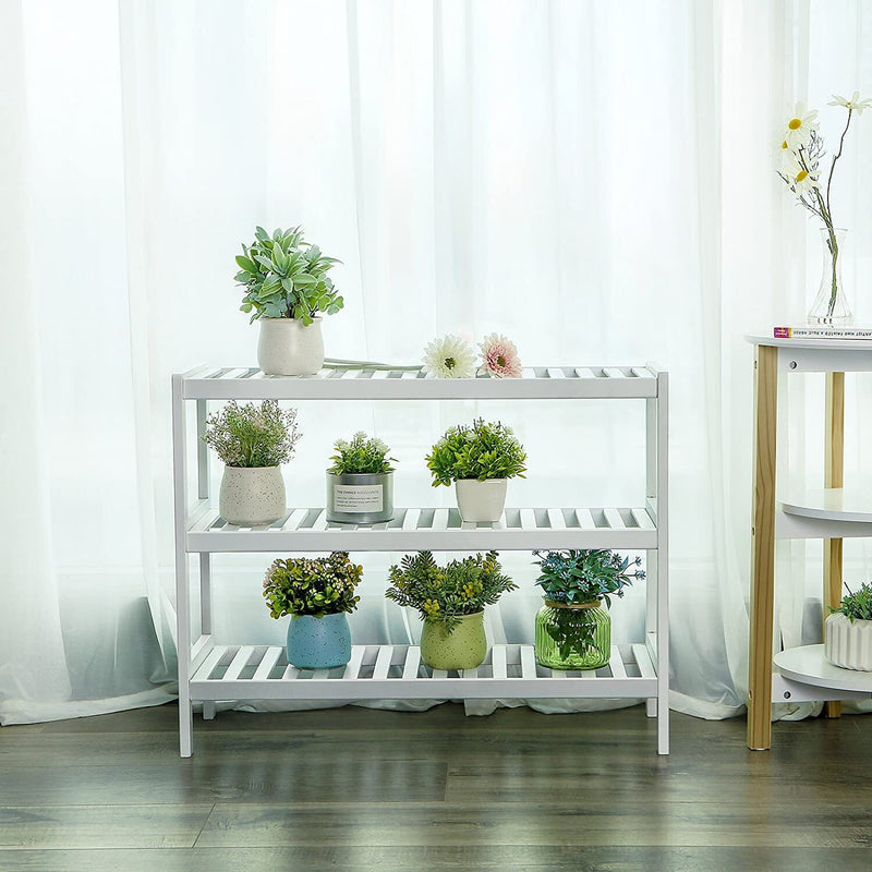 Skoreol med tre hylder - hvid - skoreol -