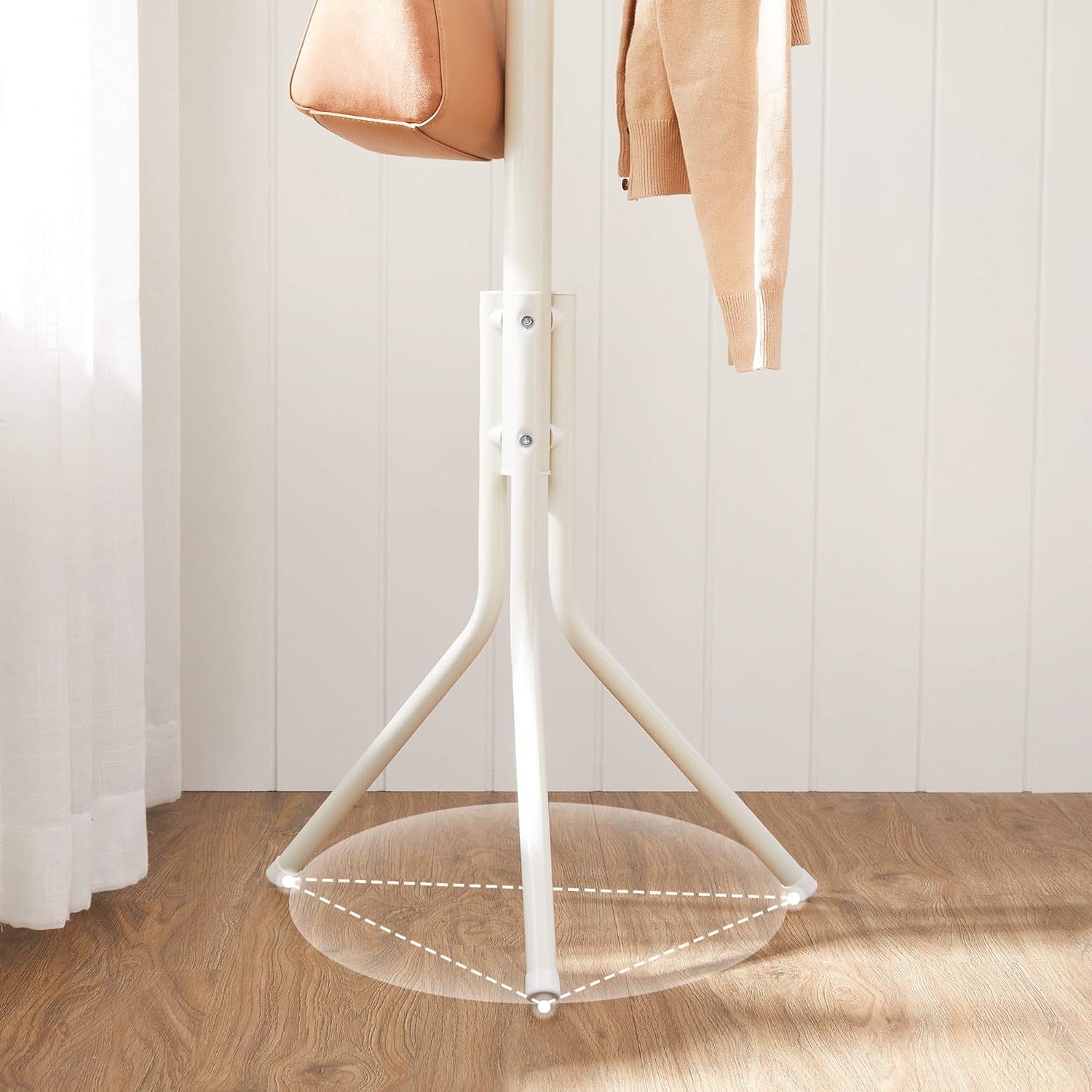 Stumtjener 182 cm - Hvid - Stumtjener -