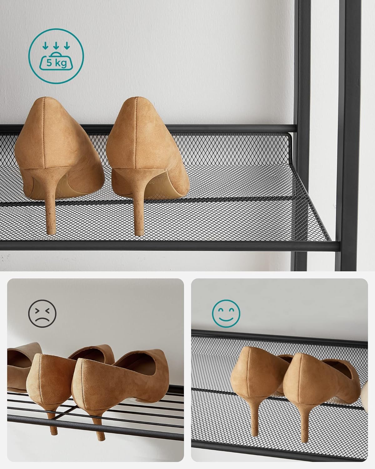 Skoreol i fleksibelt design - Sort - skoreol -