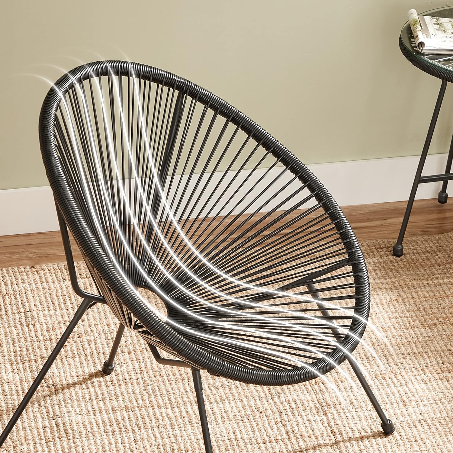 Elegant havemøbelsæt med bord i art deco stil - Havemøbler -