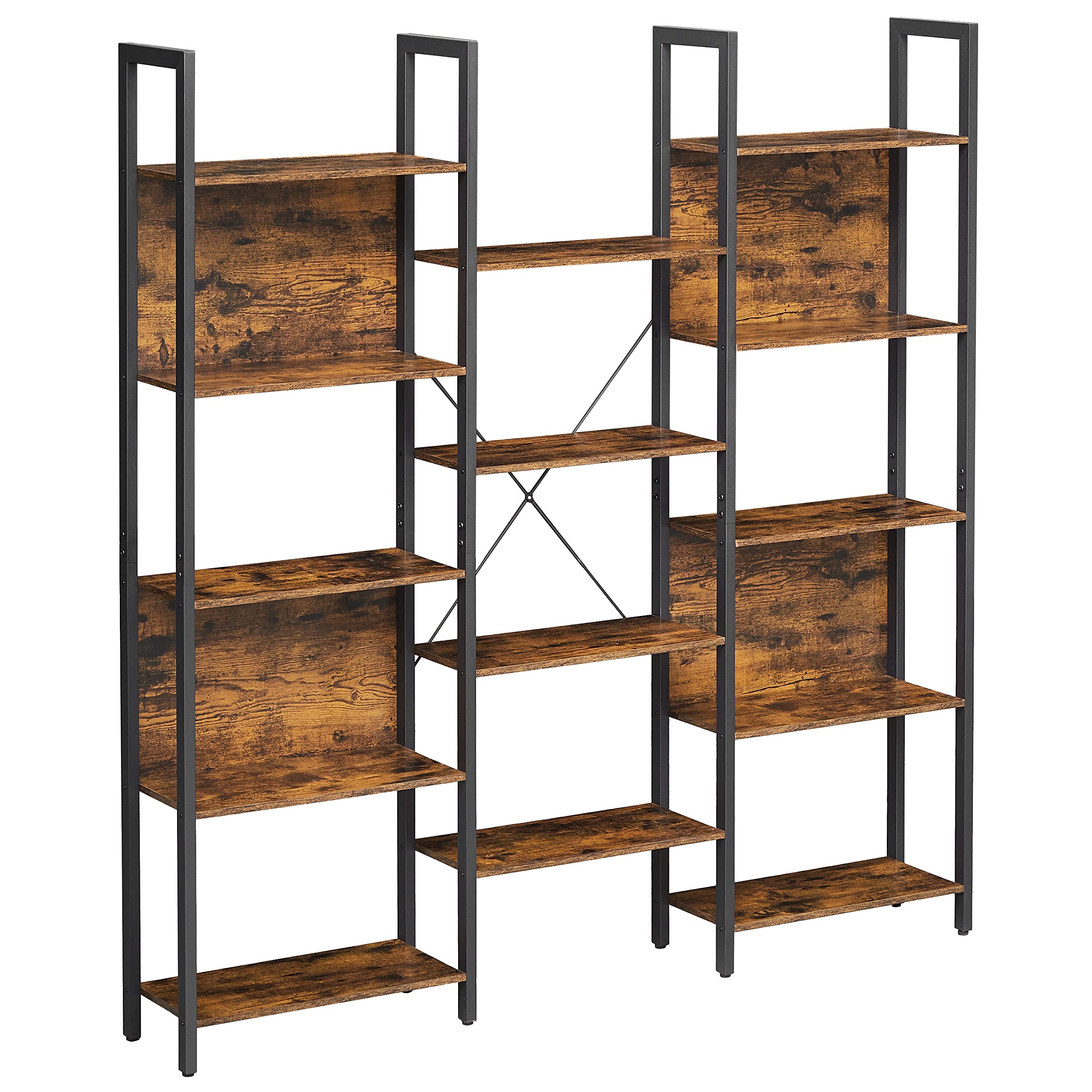 Stilfuld bogreol i industriel design - Reol -