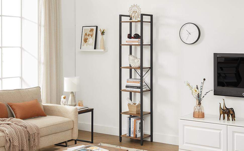 Bogreol i industrielt design - Reol -