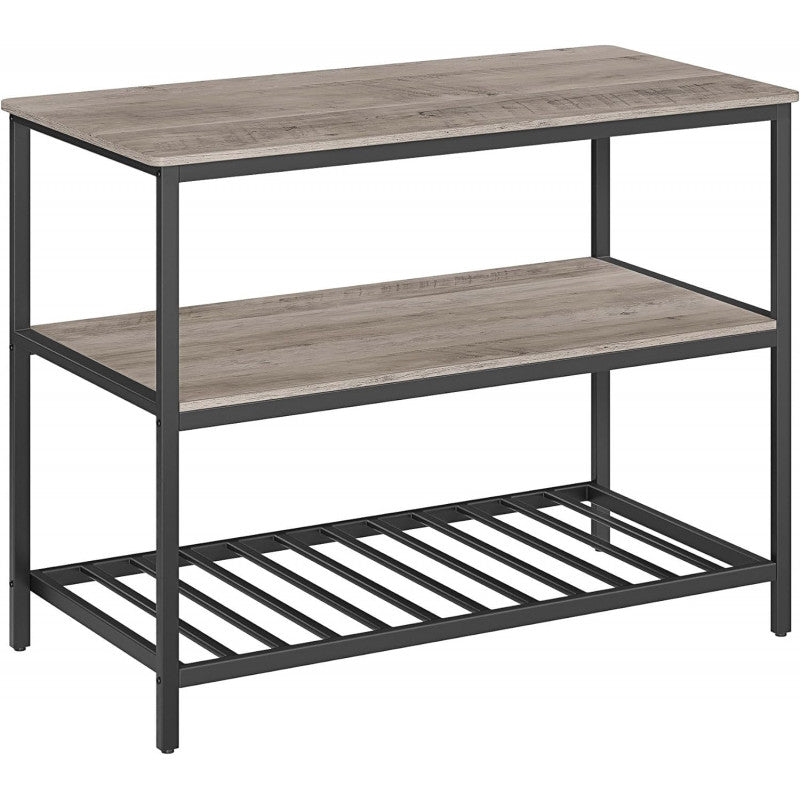 Fritstående køkkenø i industrielt design