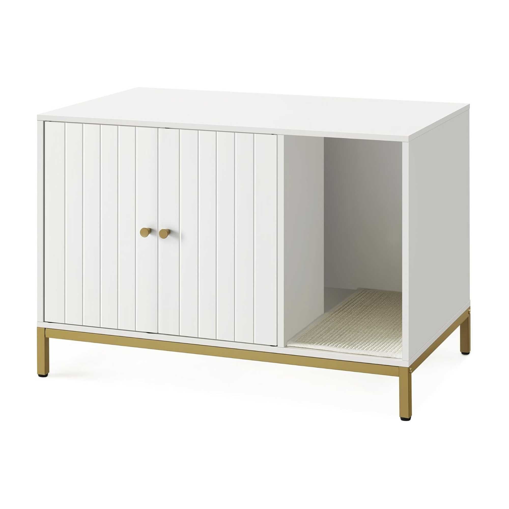 Moderne kattebakke skjuler m. kradsemåtte - 80 x 50 x 55 cm