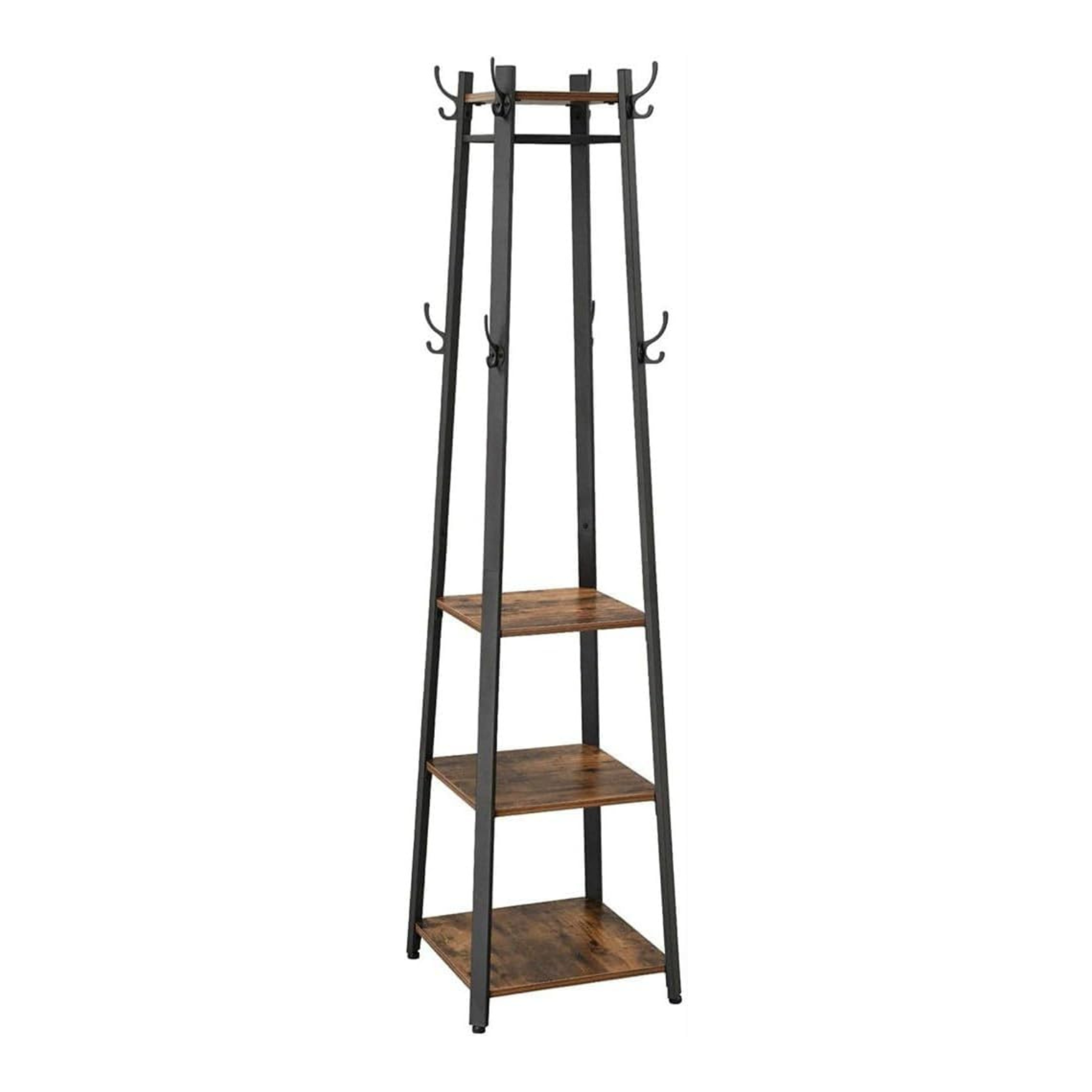Stumtjener med 3 hylder i rustikt design - Stumtjener -