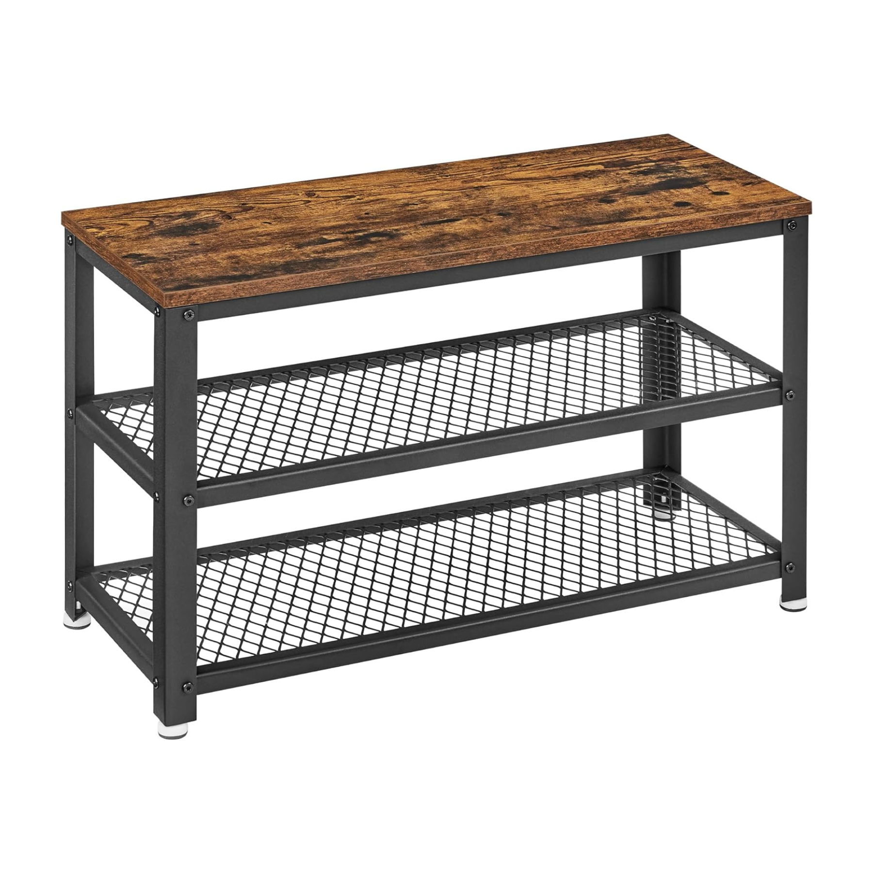 Skoreol i rustikt design 73 x 30 x 45 cm - skoreol -
