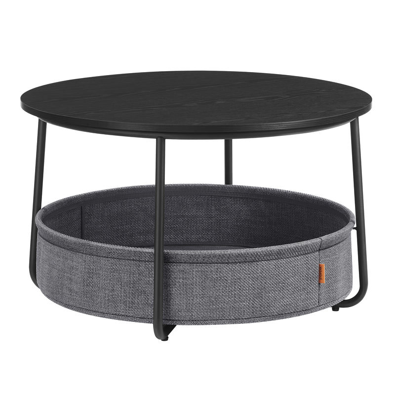 Sofabord i boho design - sort/antracitgrå - Sofabord -