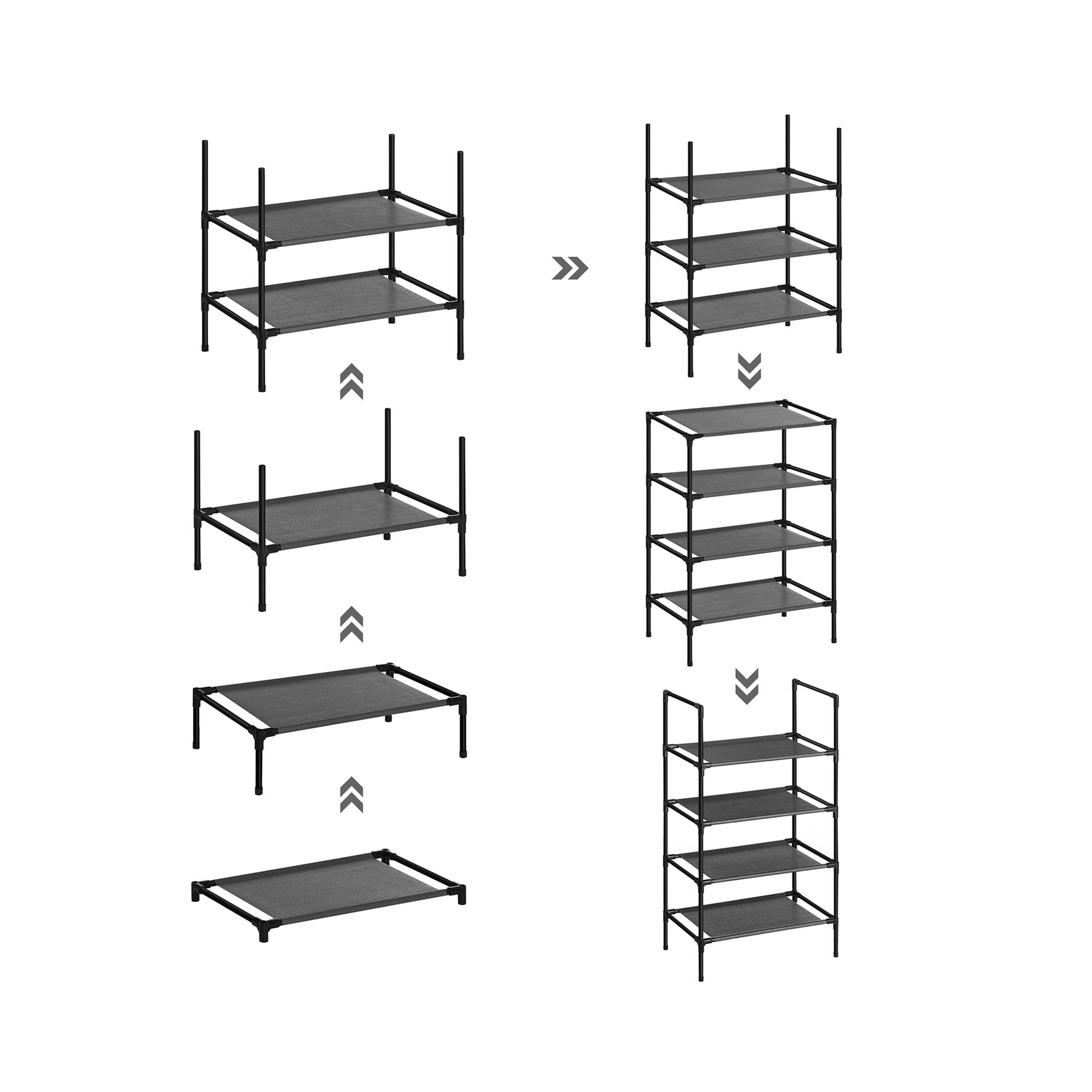 Skoreol i fleksibelt design lille - sort - skoreol -