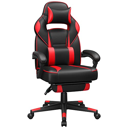 Luksus ergonomisk gamer stol rød - Gamingstol -