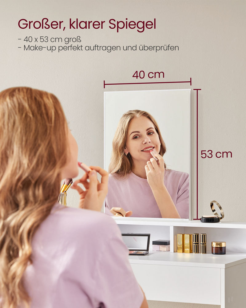 Sminkebord i enkelt minimalistisk design - -