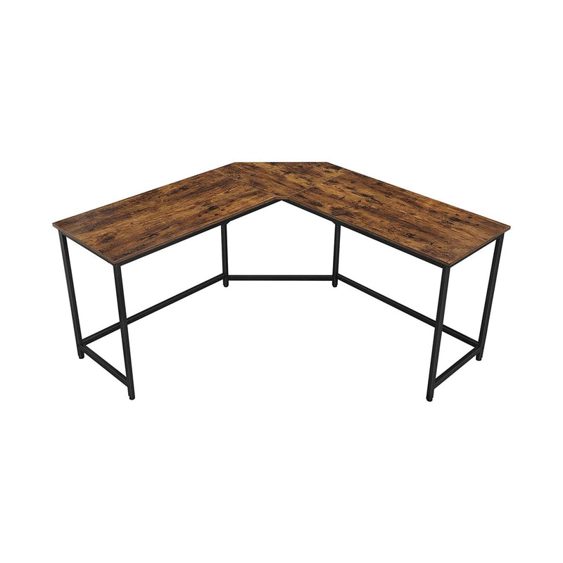 Hjørneskrivebord i rustikt design - Skrivebord -