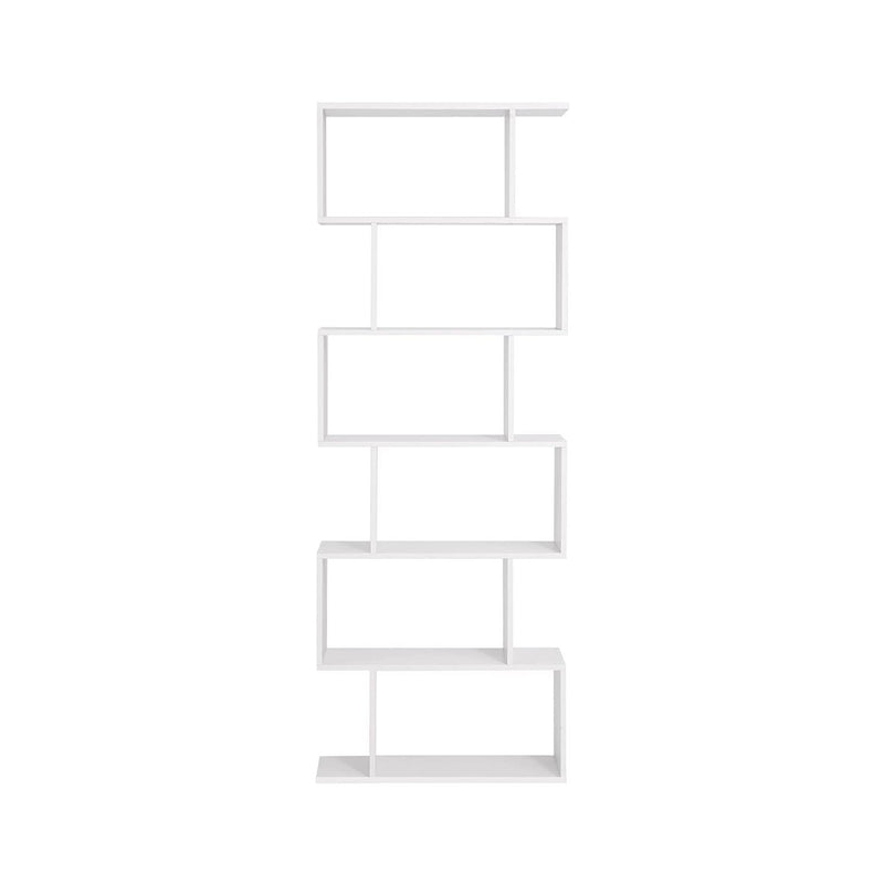 Reol i elegant hvidt design - 6 niveauer - Reol -