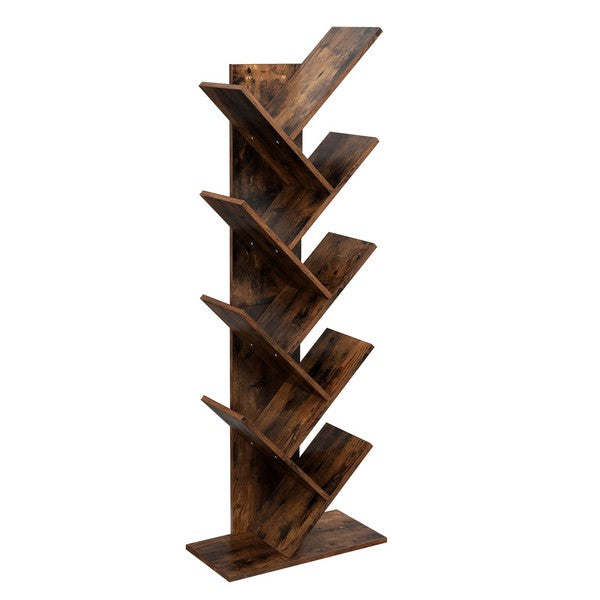 Moderne bogreol i vintage design - Reol -