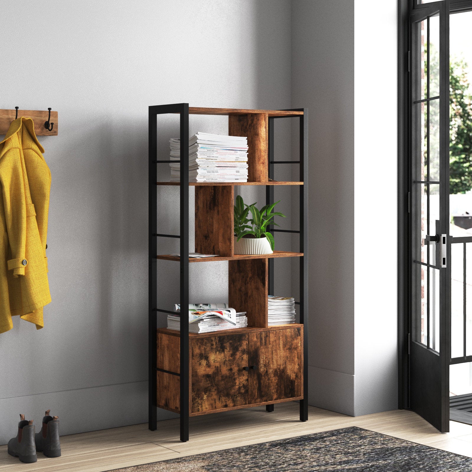 Bogreol i retro stil - Reol -
