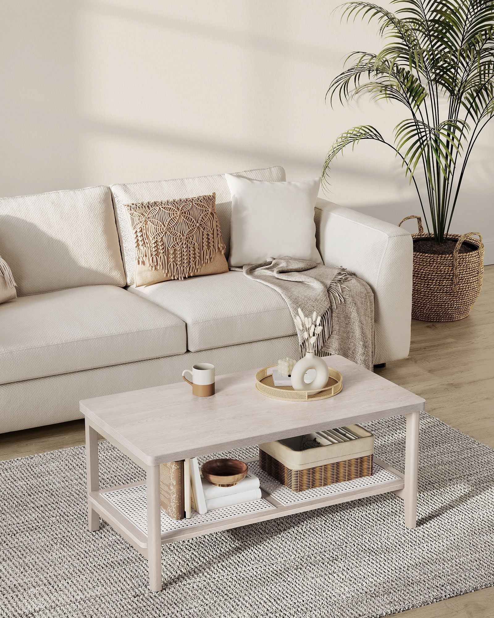 Sofabord i klassisk stil - beige