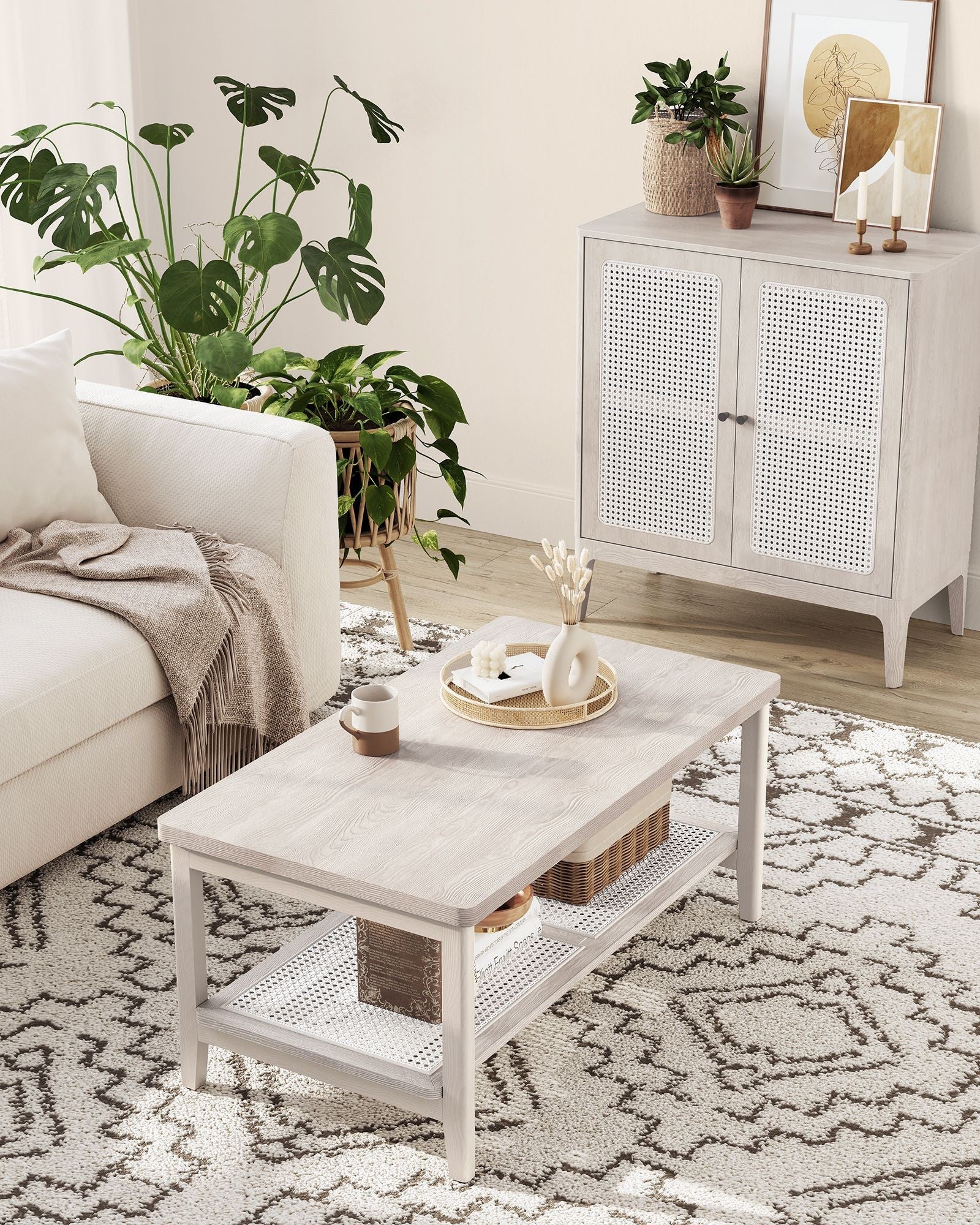 Sofabord i klassisk stil - beige
