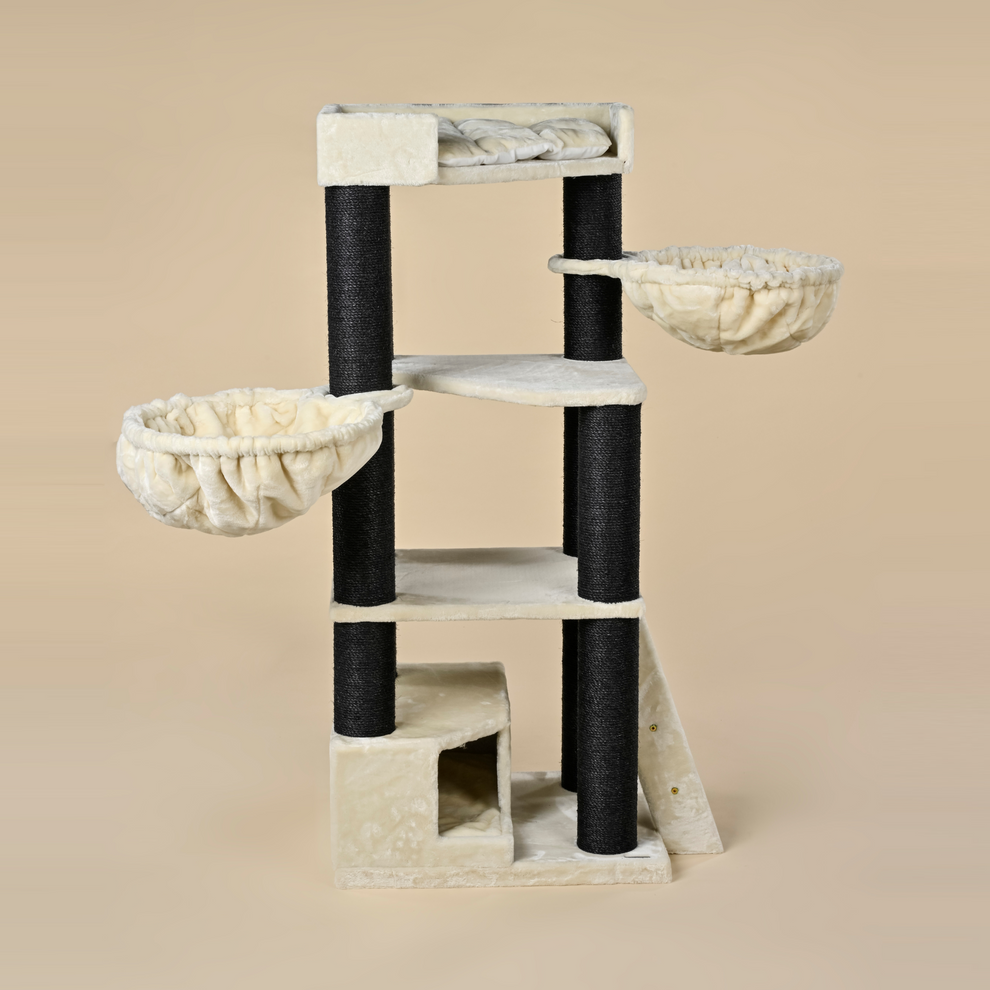 Kradsetræet Corner Coon (Beige & Sort)